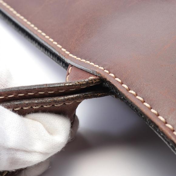 CHANEL Coco Mark Tote Bag Denim Leather Black Brown - Picture 7 of 10